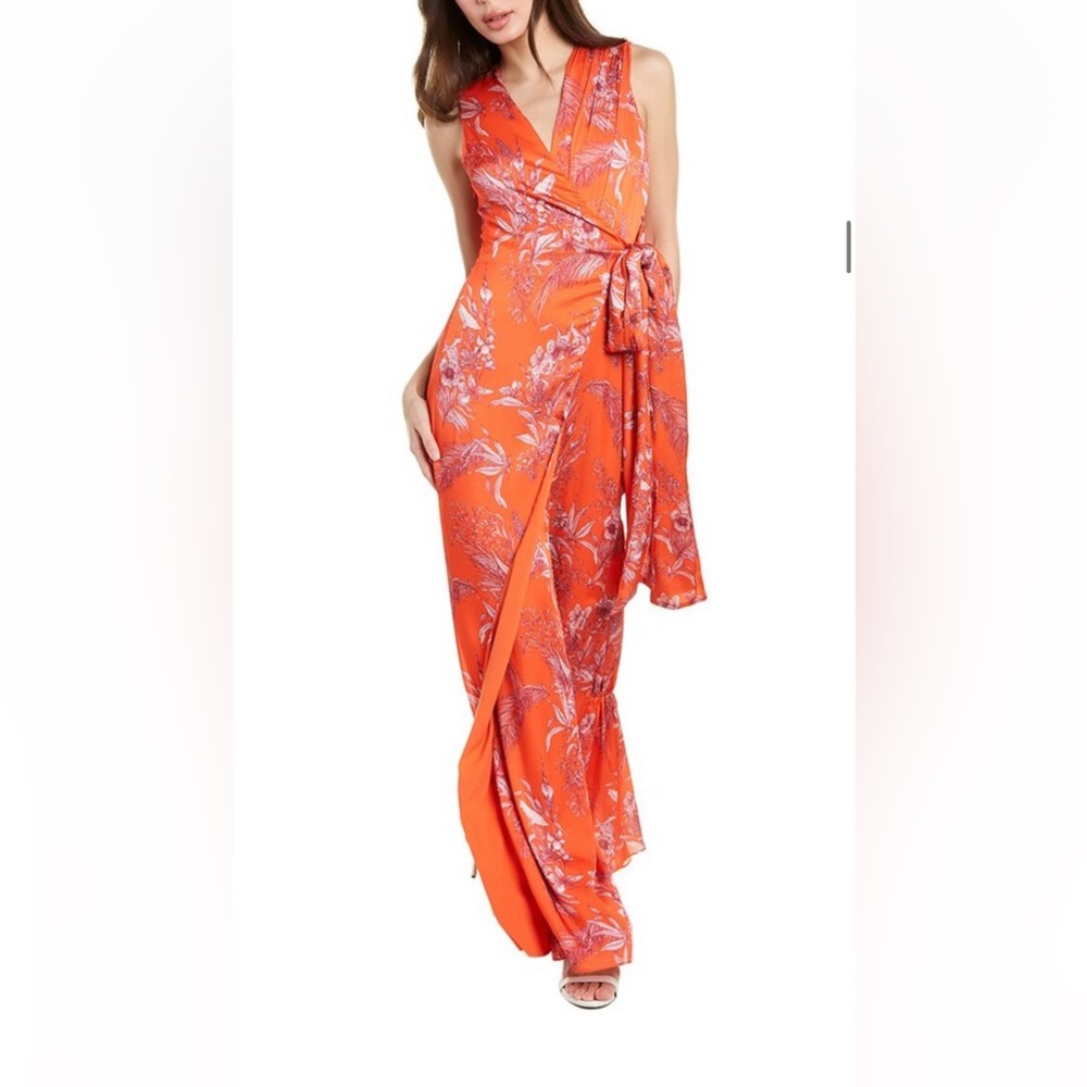 Alexis kamiko jumpsuit size small orange